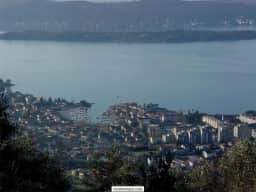 Historic panorama of central Tivat and its waterfront