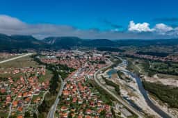 Berane, the northern Montenegrin town travellers pass through on the road approach to Plav.