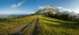 Pasture track leading toward the Komovi massif