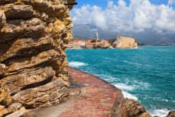 Budva Behind Rocks, Montenegro