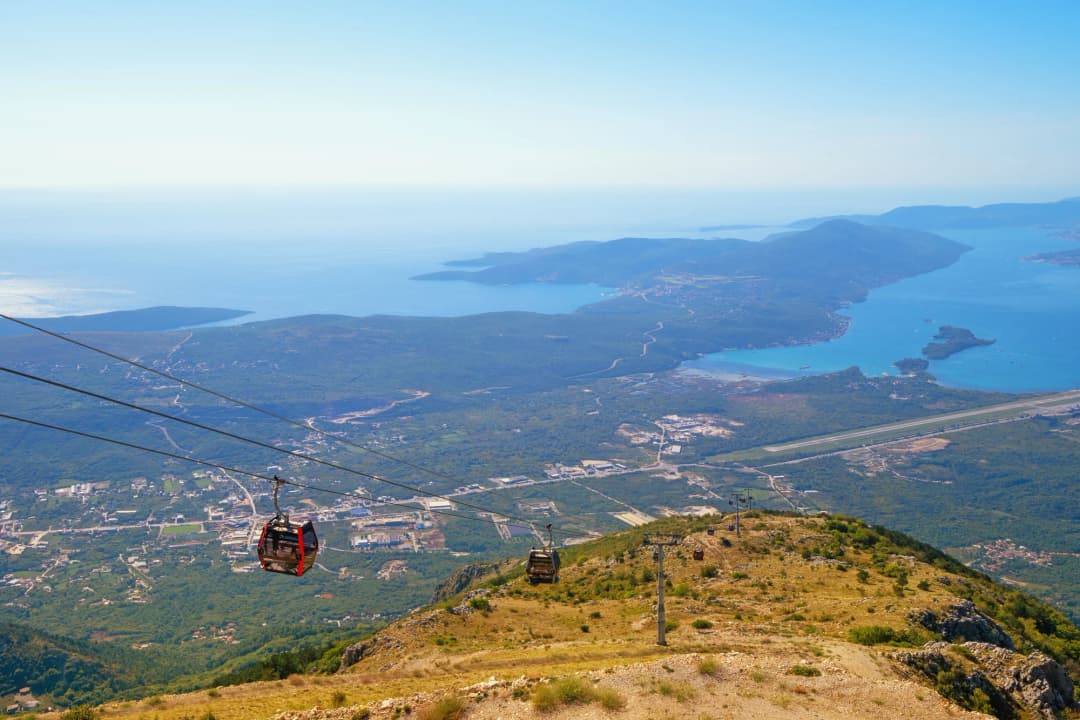 The Luštica peninsula coastline, Montenegro
