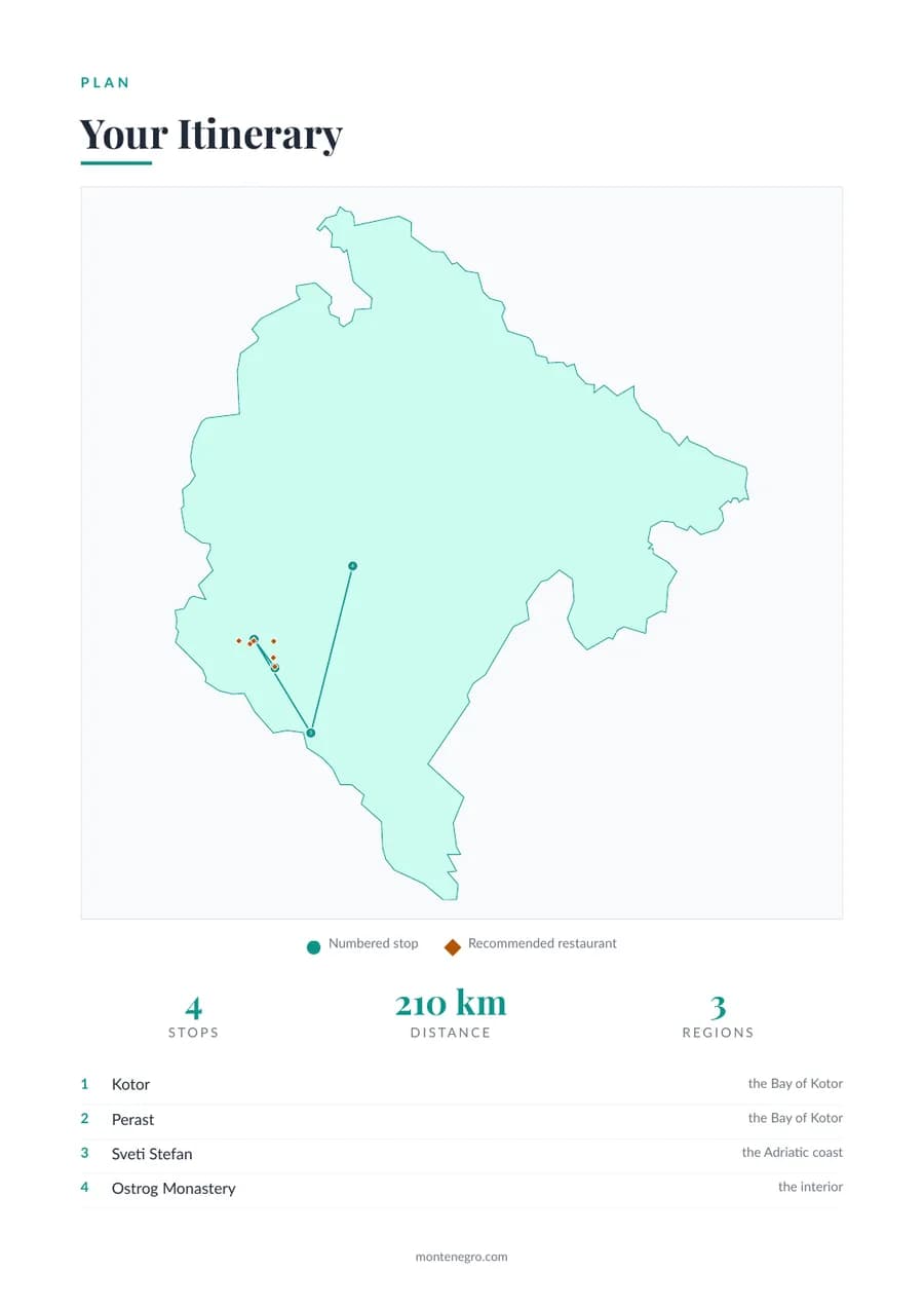 La carte de votre itinéraire