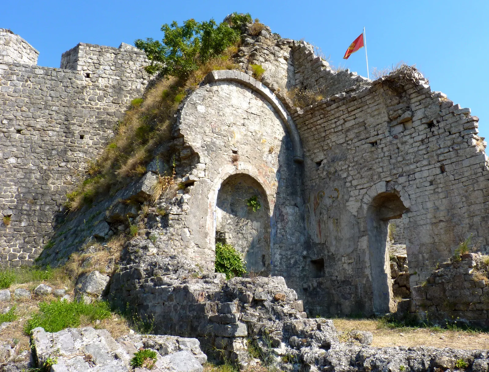 The stone lanes and ruined walls of Stari Bar, the hillside old town above modern Bar.