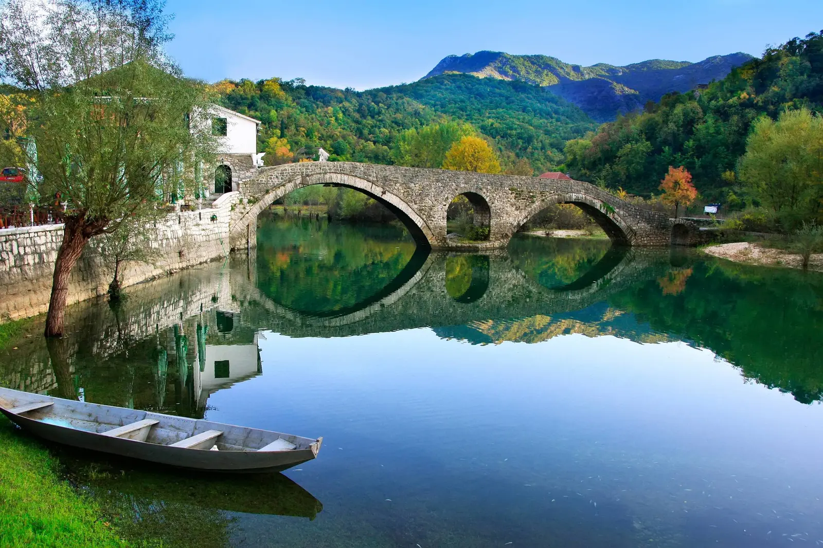 Crnojevica Bridge Beautiful Montenegro