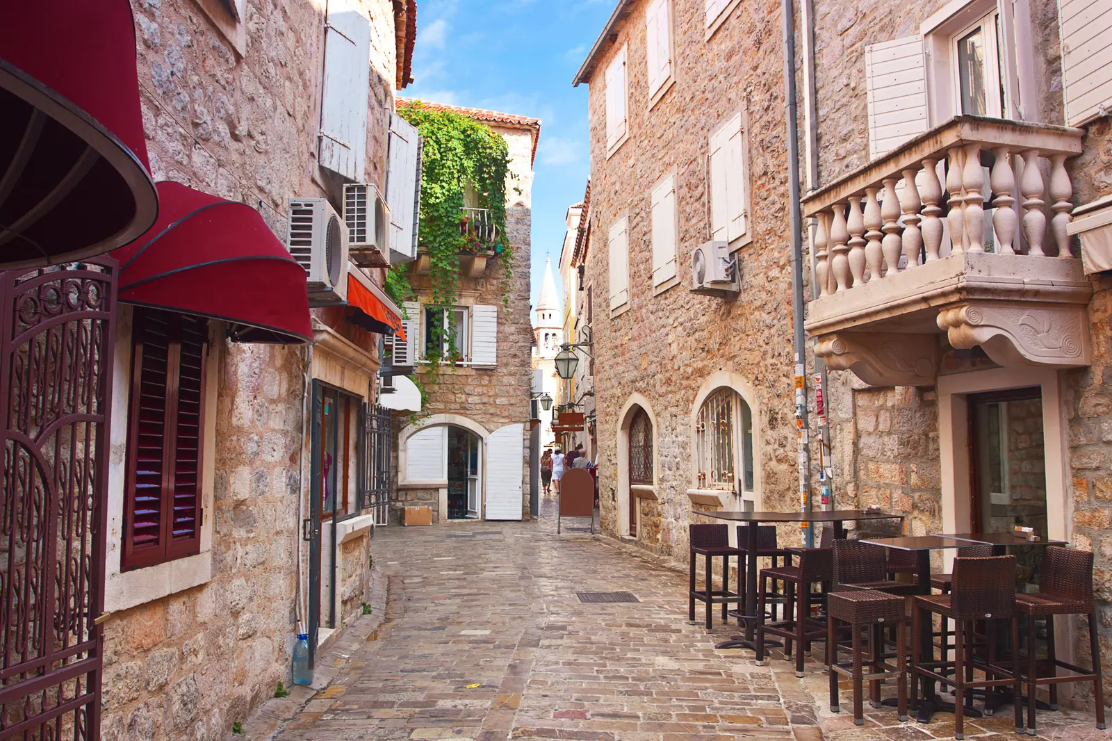 Budva City Streets, Montenegro