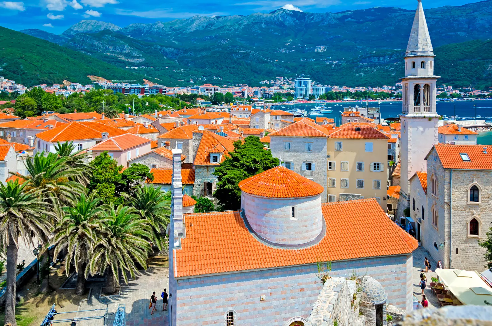 Budva Old Town Buildings, Montenegro
