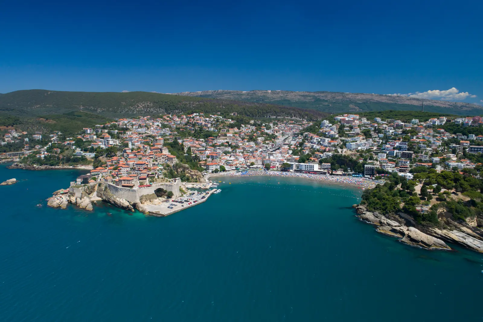 Ulcinj Starigrad Pogledizvazduha Montenegro
