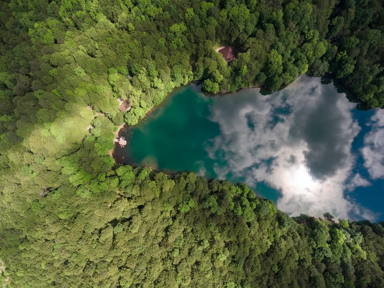 Biograd Lake Clouds, Montenegro