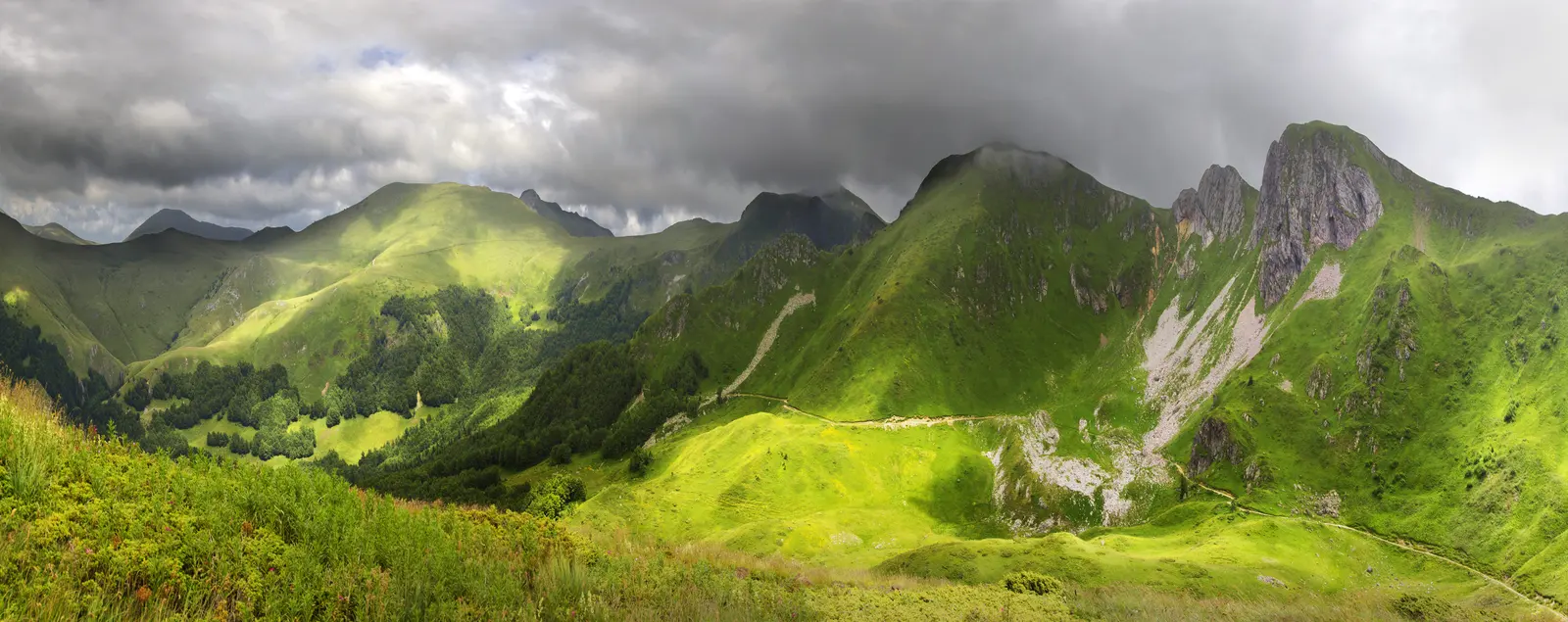 Kolasin Cloudy Mountains, Montenegro